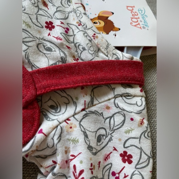 NWT Disney Bambi Baby Girls Pinafore Dress Set - Picture 7 of 9